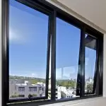 Newly installed windows displaying a clear view