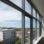 Clear windows with 35 series awnings
